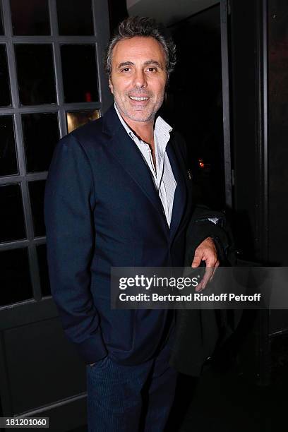 Actor Gilbert Melki attends 'A.Club Party' at Castel on September 19, 2013 in Paris, France.