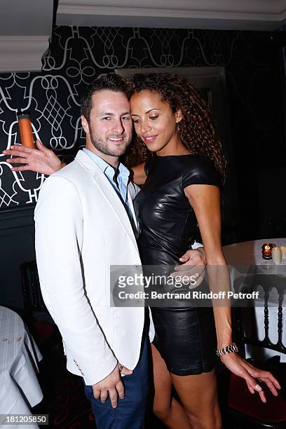 Actress and model Noemie Lenoir celebrates her 34th birthday and dance with her Dance professor Christian Millette at 'A.Club Party' at Castel on...