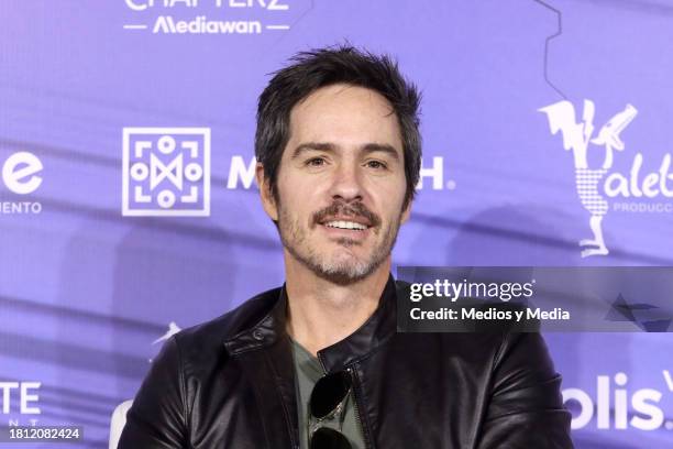 Mauricio Ochmann attends a press conference for "Papá o Mamá" at Cinepolis Universidad on November 24, 2023 in Mexico City, Mexico.