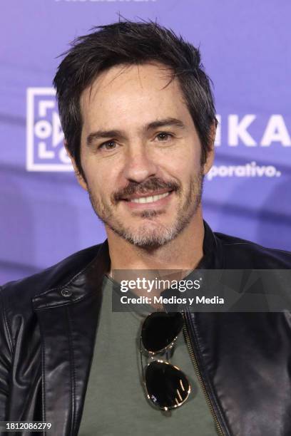 Mauricio Ochmann attends a press conference for "Papá o Mamá" at Cinepolis Universidad on November 24, 2023 in Mexico City, Mexico.