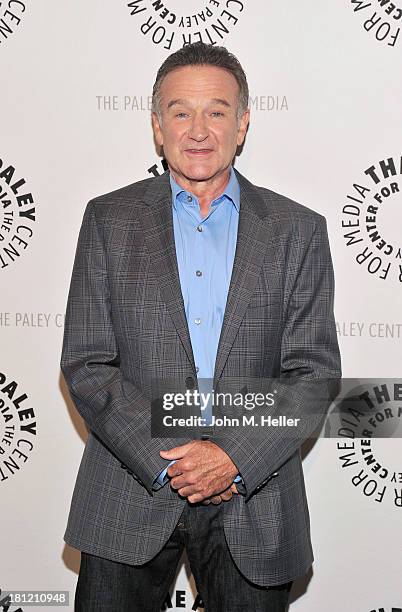 Actor Robin Williams attends the Paley Center For Media's "A Legendary Evening With Robin Williams" at The Paley Center for Media on September 19,...