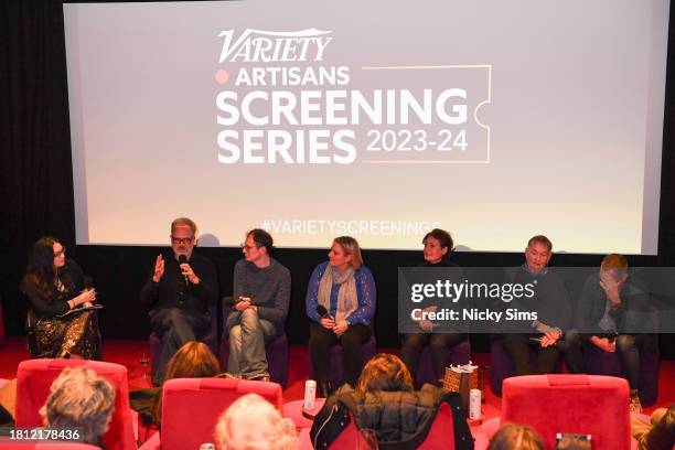 Moderator KJ Yossman, Composer Joby Talbot , VFX Supervisor, Graham Page , SFX Supervisor Hayley Williams, Hair and Make-Up Designer Ivana Primorac,...