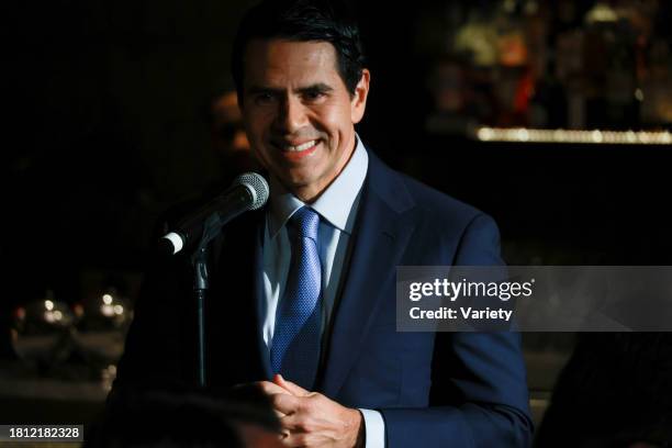 Cesar Conde speaks onstage at the TIME Latino Leaders Dinner held at Soulmate on November 29, 2023 in West Hollywood, California.