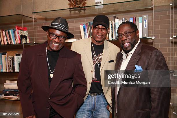 Walter Williams, Eric Noloan and Eddie LeVert attends the Congressional Black Caucus 2013 on September 19, 2013 in Washington, DC.