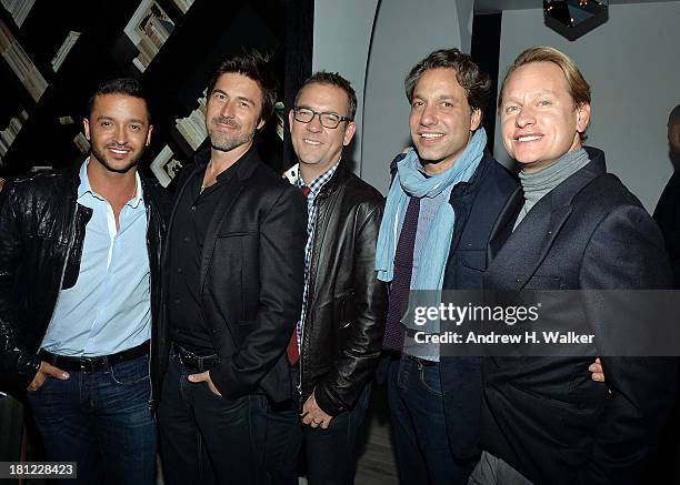 Queer Eye cast members Jai Rodriguez, Kyan Douglas, Ted Allen, Thom Filicia and Carson Kressley attend the Tribeca Film and The Cinema Society...