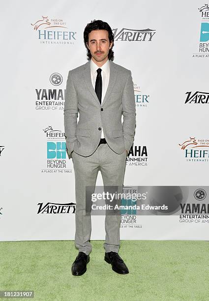 Actor Josh Zuckerman arrives at the 2nd Annual Beyond Hunger: A Place At The Table Benefit Honoring Susan Sarandon at Montage Beverly Hills on...