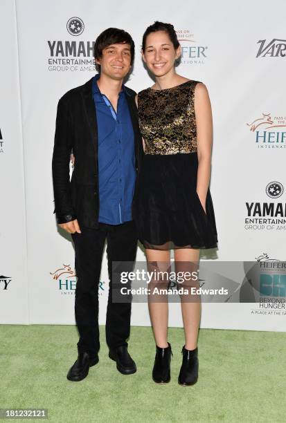 Singer Lucy Schwartz arrives at the 2nd Annual Beyond Hunger: A Place At The Table Benefit Honoring Susan Sarandon at Montage Beverly Hills on...