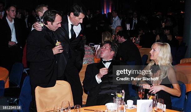 Udo Jürgens , Dr. Thomas Druyen , Jan Fedder, Ehefrau Marion Kurth, ZDF-Gala "Deutscher Fernsehpreis" , Aftershow-Party, Köln, , "Coloneum", Familie,...