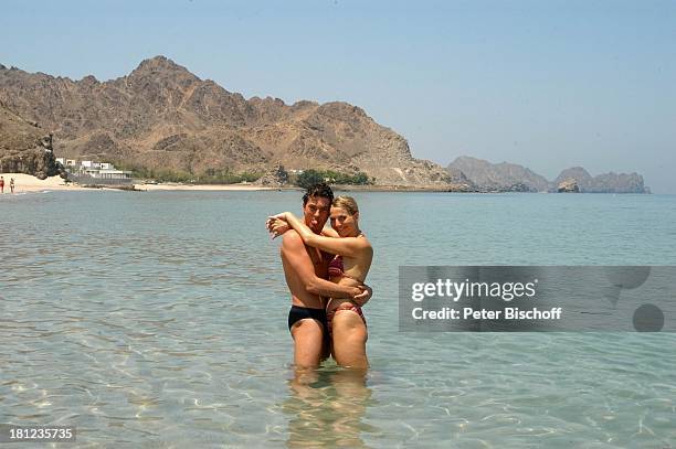 Pascal Breuer, Tanja Wedhorn, Dreharbeiten der ZDF-Reihe: "Traumschiff""Oman" "Wunschkind", Muscat/Oman/Arabien, , Hotel: "Al Bustan Palace...