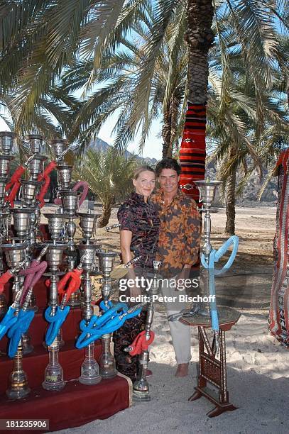 Tanja Wedhorn, Pascal Breuer, Dreharbeiten der ZDF-Reihe: "Traumschiff""Oman" "Wunschkind", Muscat/Oman/Arabien, , Hotel: "Al Bustan Palace...