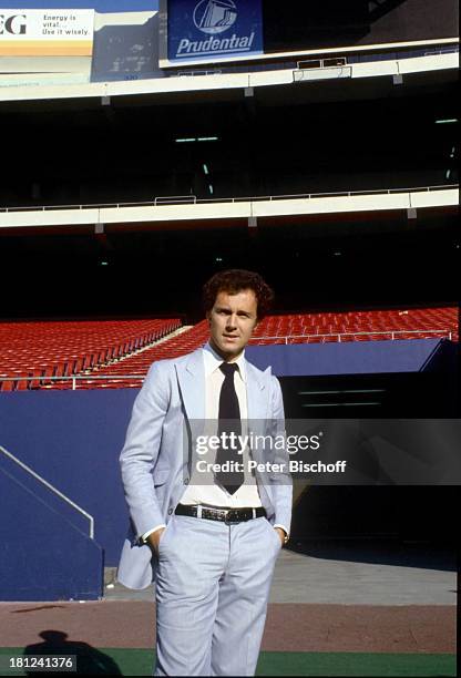 Franz Beckenbauer, New York/USA/Amerika, , Fußballstadion, Cosmos-Stadion, Fußballer, Sportler,
