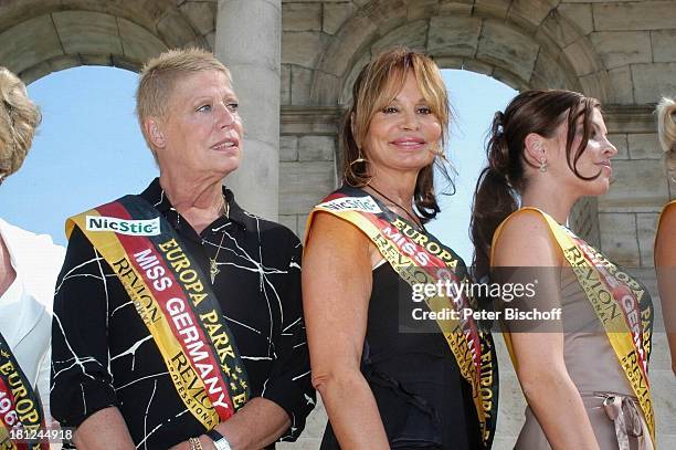 Fee von Zitzewitz , Marion Heinrich-Benz , "Das große Miss Germany-Treffen", "Europapark Rust", Rust, Deutschland, "Hotel Colosseo", P-Nr.:...