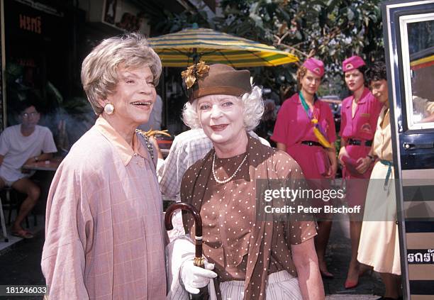 Tilly Lauenstein, Elisabeth Wiedemann, Alexa Wiegandt, Anja Kruse, Conny Glogger, , PRO 7 - Serie "Glueckliche Reise", Folge 7, "Thailand", ,...