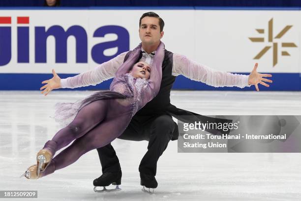 Marie-Jade Lauriault and Romain le Gac of Canada compete in the Ice Dance Free Dance during the ISU Grand Prix of Figure Skating - NHK Trophy at Towa...