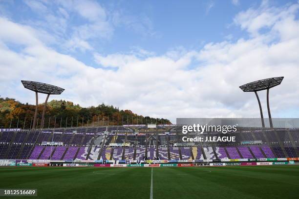 General view prior to the J.LEAGUE Meiji Yasuda J1 33rd Sec. Match between Sanfrecce Hiroshima and Gamba Osaka at EDION Stadium Hiroshima on November...