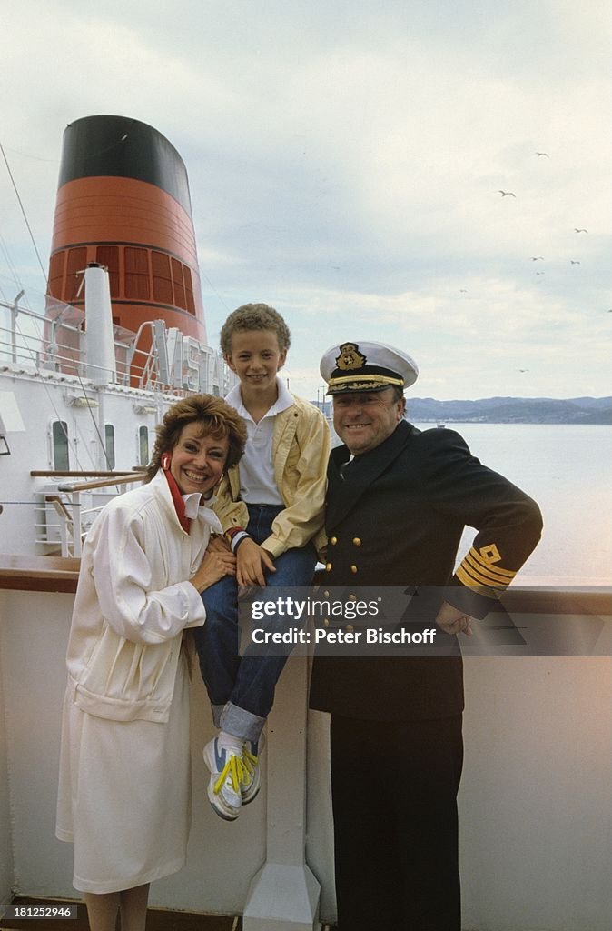 Caterina Valente, Sohn Alexander, Kapitän Sverre Brakstad, Kreuzfahrt