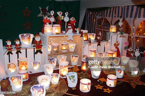 Weihnachtsmarkt in Hambergen bei Bremen, Deutschland, Europa, Reise, , Dekoration, Kerze, Kerzen, Kunst, Bude, Buden, Stand, Stände, Weihnachten,...