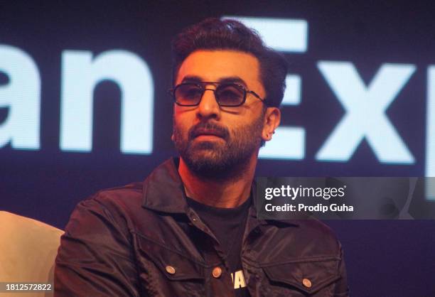 Ranbir Kapoor attends the music launch of movie 'ANIMAL' on November 24, 2023 in Mumbai, India.