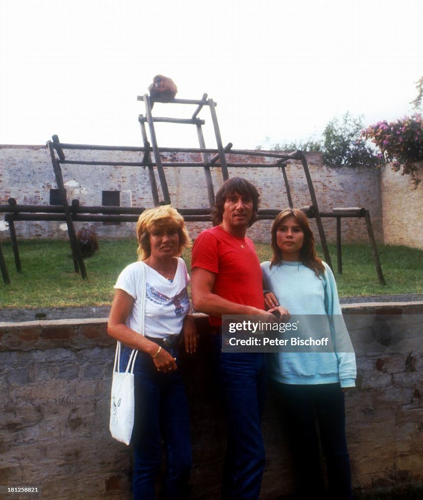 Udo Jürgens, Ehefrau Panja,Tochter Jenny, Zoo, Pietermaritzburg,