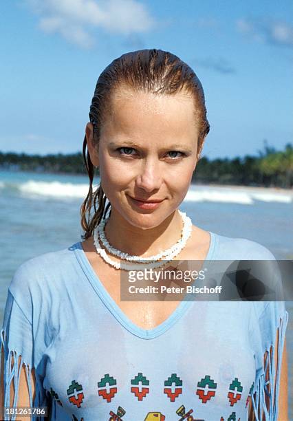 Ute Christensen, ZDF-Serie "Traumschiff ", Puerto Rico/Karibik, , San Juan, Ausflug, Urlaub, Palmen, Meer, Sexy, Schauspielerin, Schauspieler,...