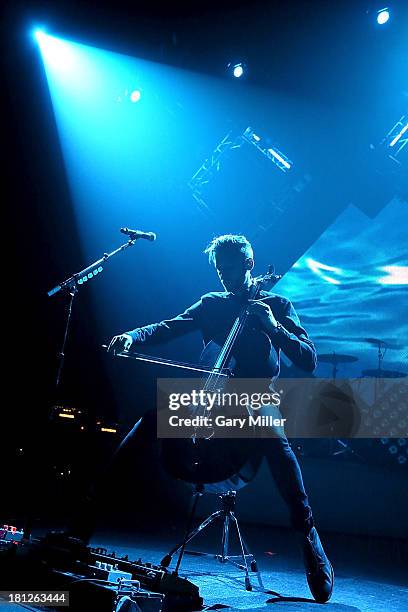 Brent Kutzle performs in concert with OneRepublic at ACL Live on September 19, 2013 in Austin, Texas.