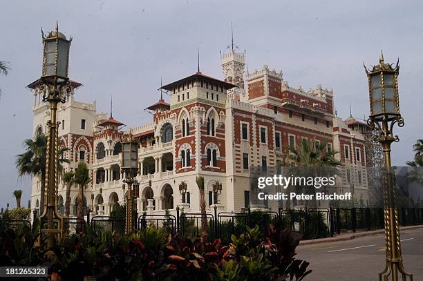 Sommerresidenz des früheren Königs Farouk, Montaza Gärten, Alexandria, Ägypten, Afrika, , Prod.-Nr.: 188/2006, Residenz, Villa, prunkvoll, Prunk,...