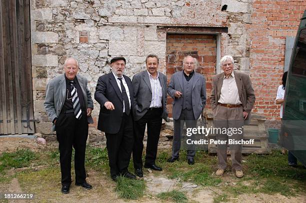 Klaus Bender , Rolf Hoppe , Wolfgang Stumph , Rolf Wollrad , Peter Herder, , Geburtstagsfeier, Feier zum 60.Geburtstag von G u n t h e r E m m e r l...