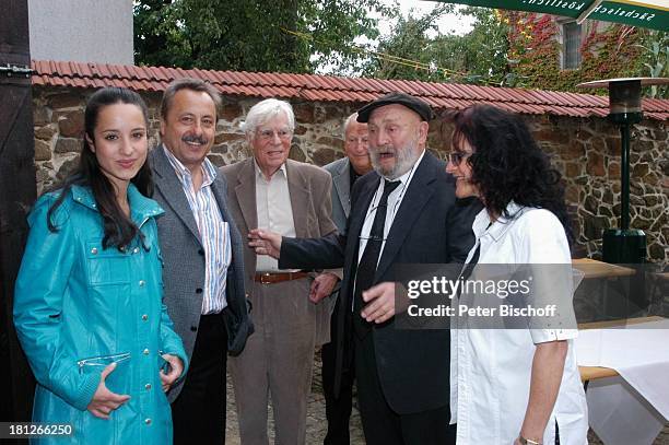 Stephanie Stumph , Vater Wolfgang Stumph , Peter Herder, Klaus Bender , Rolf Hoppe , Mutter Christine Stumph, , Geburtstagsfeier, Feier zum...