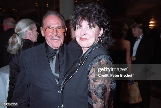 Herber Köfer, Lebensgefährtin Heike Knoche, ARD/TDF "Telestar"-Verleihung, Maritim Hotel, Köln, Deutschland, , Brille, Schauspieler,