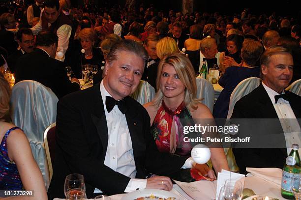 Prof.Dr. Guido Knopp , Ehefrau Gabriella, "Ball des Sports", Frankfurter Festhalle, Frankfurt, , Stiftung: "Deutsche Sporthilfe", Ball, Gala,...