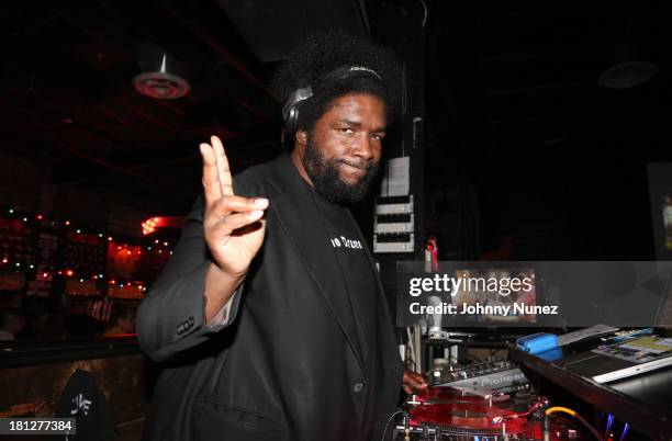 Questlove performs at Brooklyn Bowl on September 19, 2013 in the Brooklyn borough of New York City.