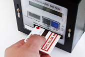 Electrical card meter