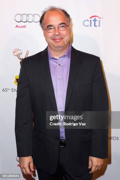 Writer Thomas Schnauz arrives at the 65th Primetime Emmy Awards Writer Nominees at Academy of Television Arts & Sciences on September 19, 2013 in...