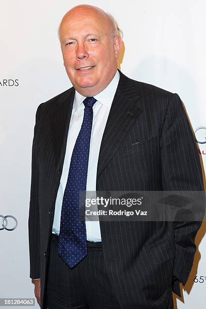 Writer Julian Fellowes arrives at the 65th Primetime Emmy Awards Writer Nominees at Academy of Television Arts & Sciences on September 19, 2013 in...