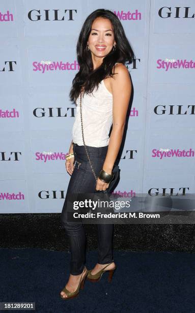 Actress Stephanie Jacobsen attends the People StyleWatch Denim Awards by GILT at the Palihouse on September 19, 2013 in West Hollywood, California.