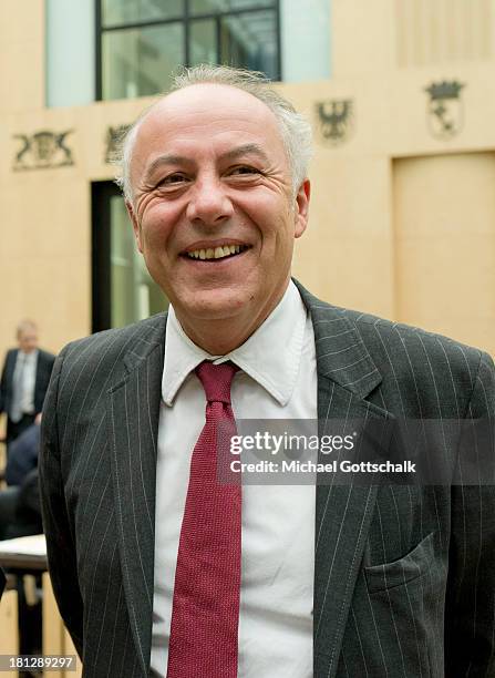 Matthias Machnig, SPD, Economy Minister of the German state of Thuringia, attends a session of the Federal Council on September 20, 2013 in Berlin,...