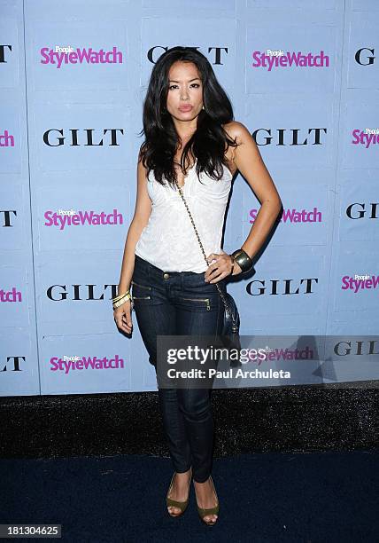 Actress Stephanie Jacobsen attends the People StyleWatch 3rd annual Denim Issue party at Palihouse on September 19, 2013 in West Hollywood,...