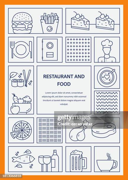 restaurant and food related vector banner design concept. global multi-sphere ready-to-use template. web banner, website header, magazine, mobile application etc. modern design. - ordering pizza stock illustrations