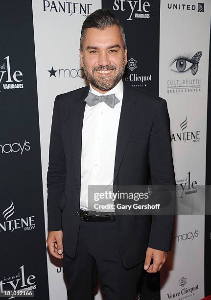 Shoe designer Edmundo Castillo attends the 2013 Vanidades Icons Of Style Awards at Mandarin Oriental Hotel on September 19, 2013 in New York City.