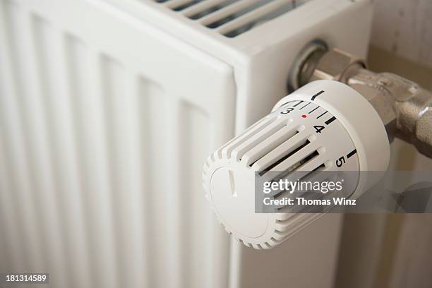 thermostat dial - thermostat stock pictures, royalty-free photos & images