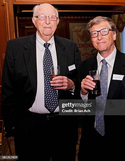 Bill Gates Sr. And Bill Gates are seen during the The Lasker Awards 2013 on September 20, 2013 in New York City.