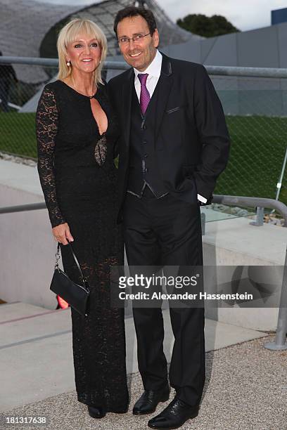 Christa Kinshofer and Erich Rembeck attends the Laureus Sport for Good Night 2013 at Munich Olympiahalle on September 20, 2013 in Munich, Germany.