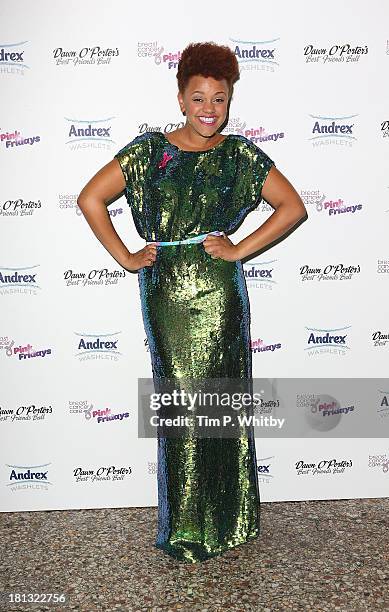 Gemma Cainey attends Dawn O'Porters Best Friends Ball to launch Breast Cancer Care's Pink Fridays campaign at Bush Hall on September 20, 2013 in...