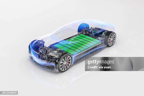 electric car with battery - smart car stock pictures, royalty-free photos & images