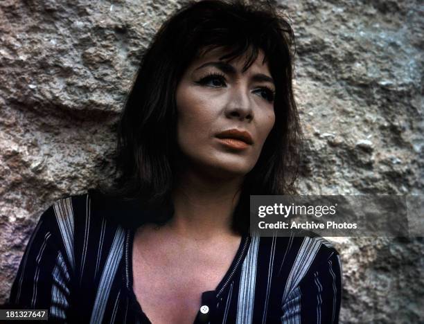 Juliette Greco in a scene from the film 'The Big Gamble', 1961.