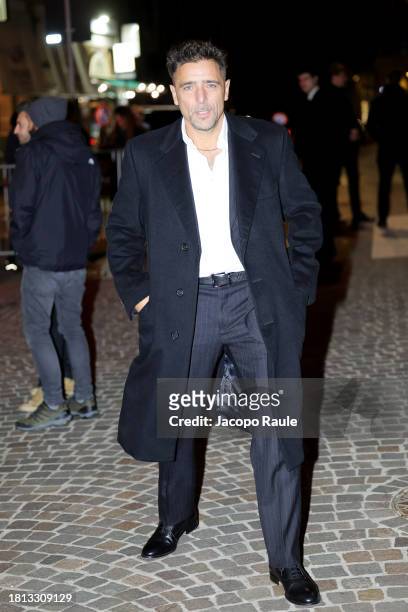 Adriano Giannini attends Vanity Fair Stories 2023 at Teatro Lirico Giorgio Gaber on November 25, 2023 in Milan, Italy.