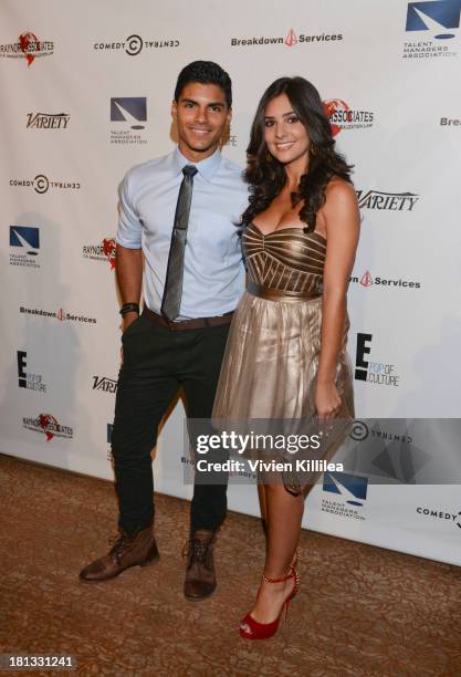 Marlon Aquino and Camila Banus attend the 12th Annual Heller Awards at The Beverly Hilton Hotel on September 19, 2013 in Beverly Hills, California.