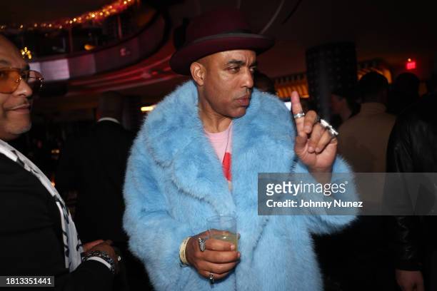 Mike Gee attends Blockbusta The Album Release Experience on November 24, 2023 in New York City.