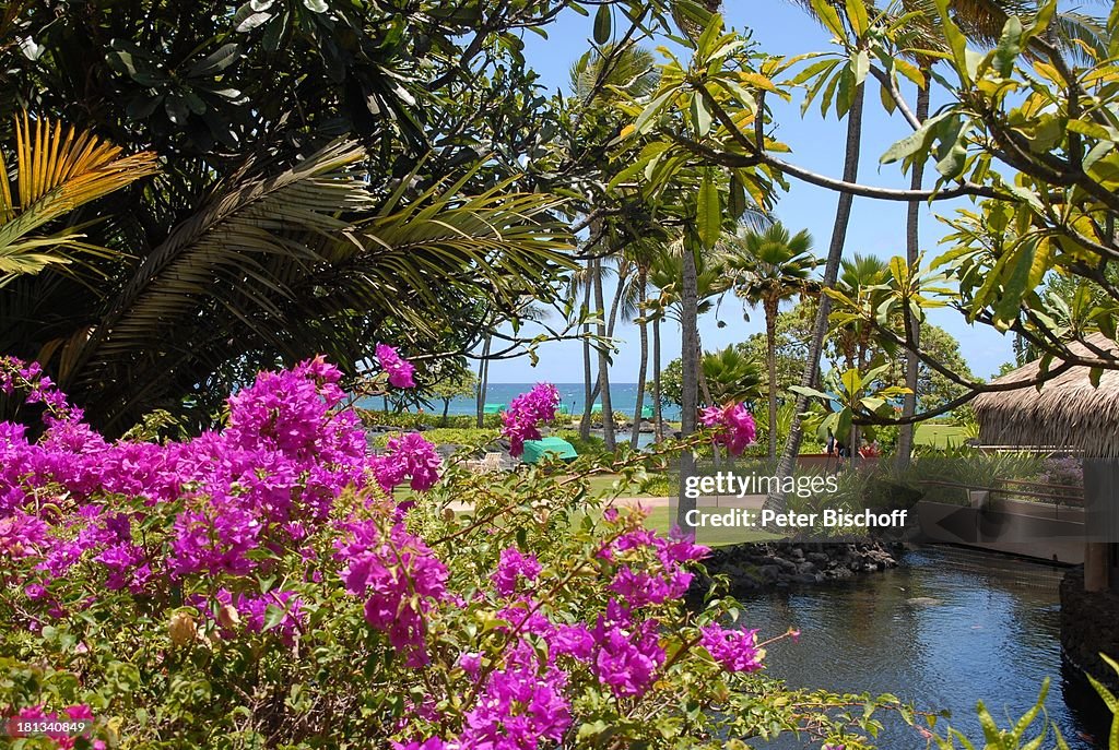 Grand Hyatt-Hotel, Kauai, Hawaiian Island, Insel, Süd-Pazifik, P