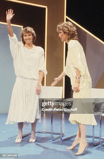 Doris Papperitz, Annegret Richter, ZDF-Show "Ein Abend in Gold", Hamburg, Deutschland, Europa, , Sportlerin, Moderatorin,